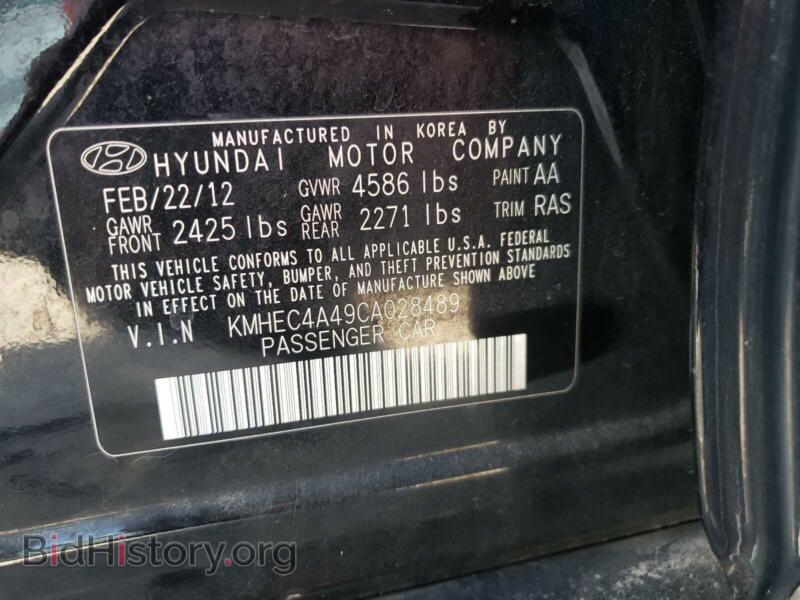 2012 Hyundai SONATA (VIN KMHEC4A49CA028489) — фото 10 из 10