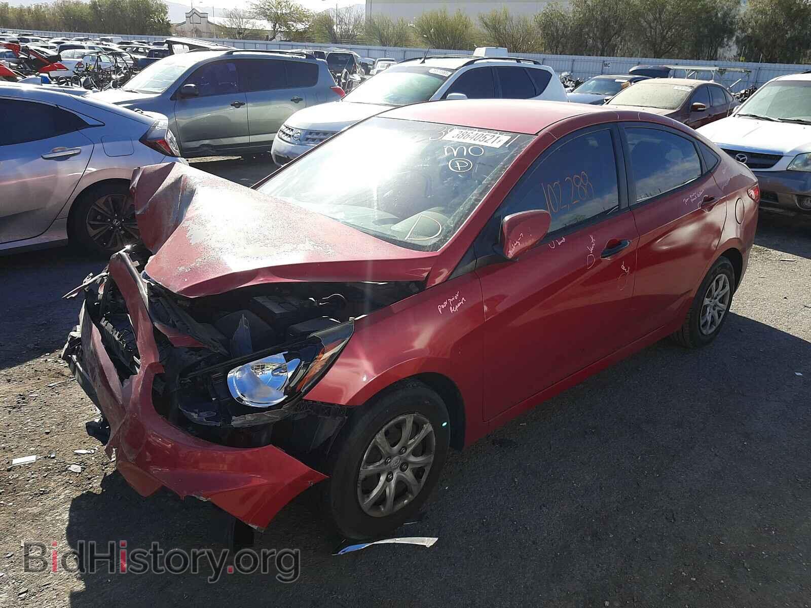2012 HYUNDAI ACCENT - VIN: KMHCT4AE7CU196100 - Фото 2