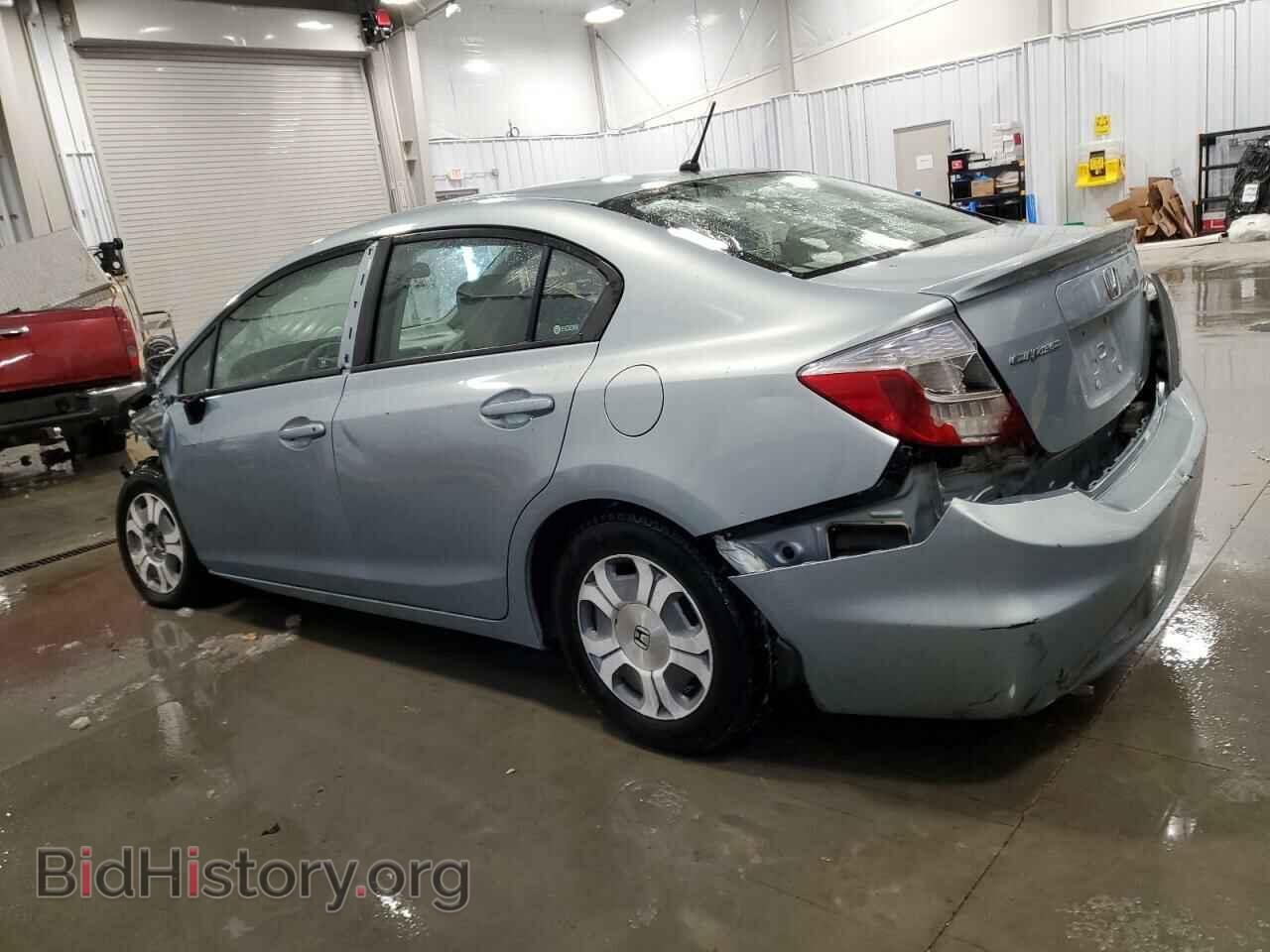 2012 HONDA CIVIC - VIN: JHMFB4F24CS007545 - Фото 2