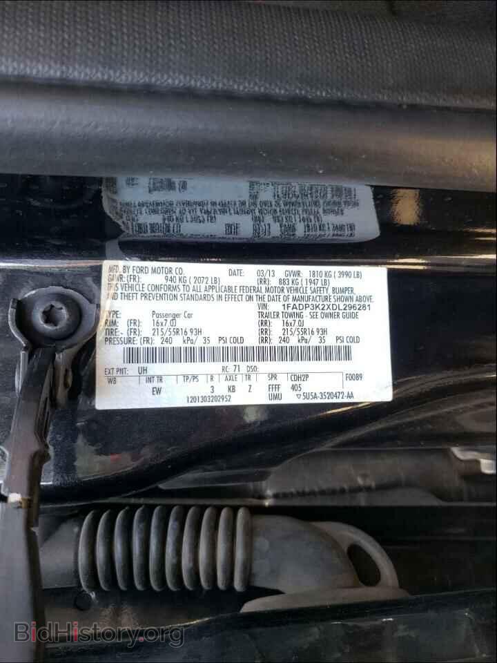 2013 FORD FOCUS - VIN: 1FADP3K2XDL296281 - Photo 10