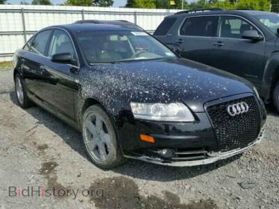 2008 Audi A6, black — VIN WAUDH74F18N053836, Copart