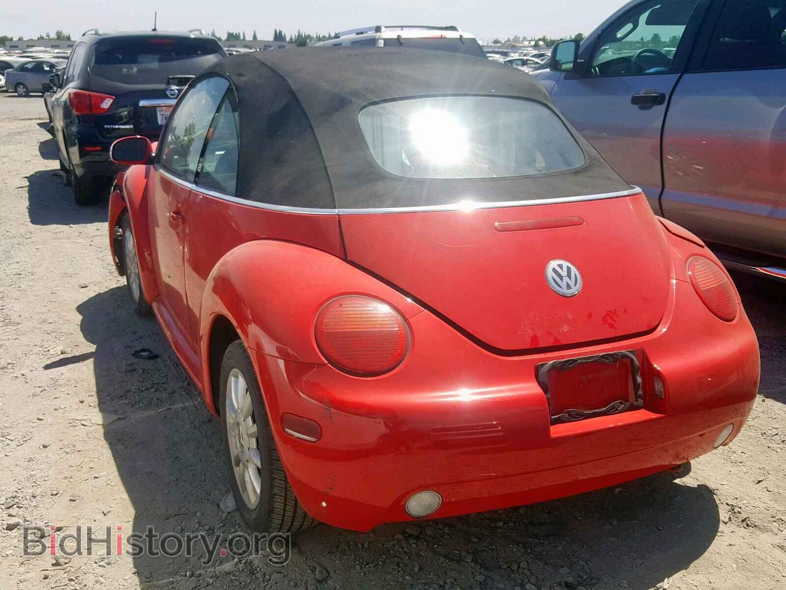 2004 VOLKSWAGEN BEETLE - VIN: 3VWCM31Y04M313363 - Фото 3