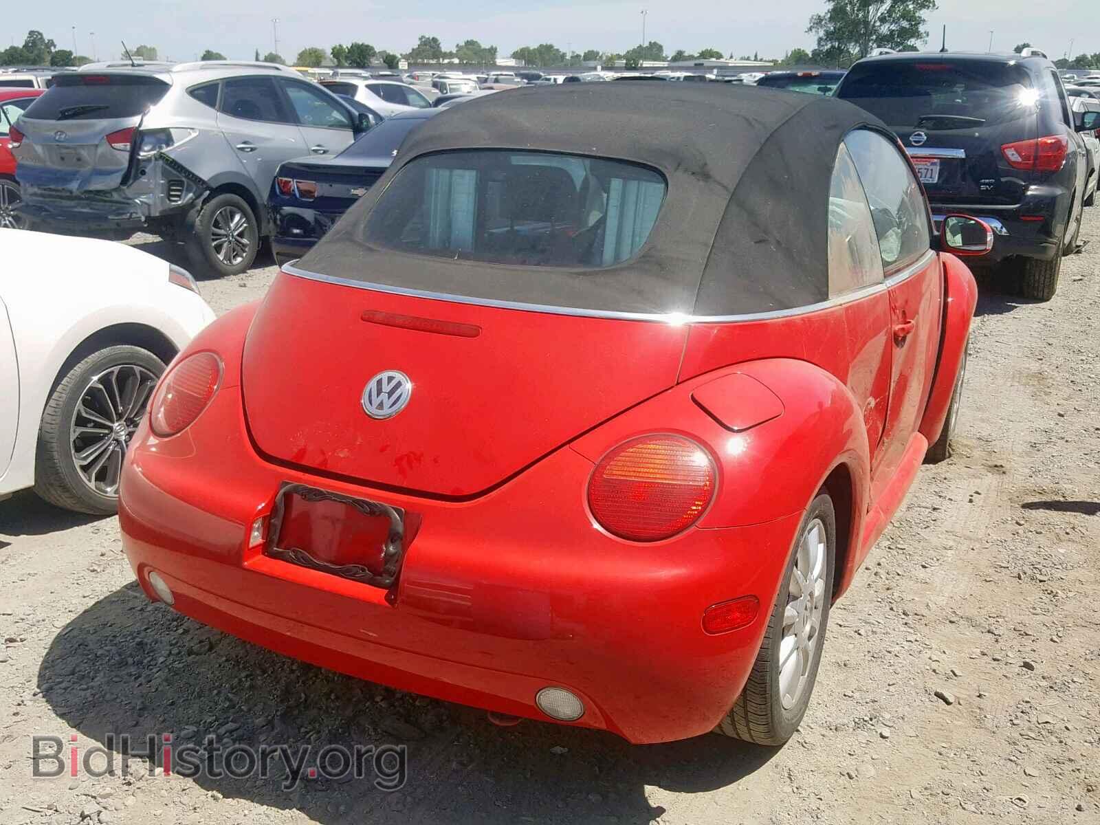 2004 VOLKSWAGEN BEETLE - VIN: 3VWCM31Y04M313363 - Фото 4