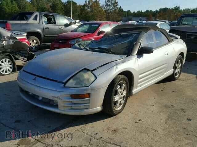 2001 MITSUBISHI ECLIPSE - VIN: 4A3AE85H81E064954 - Фото 2