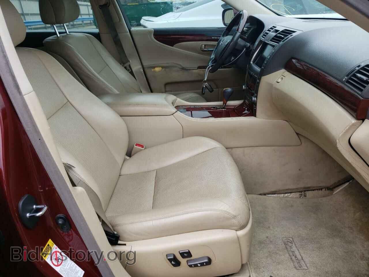2007 LEXUS LS460 - VIN: JTHBL46F375031418 - Фото 5