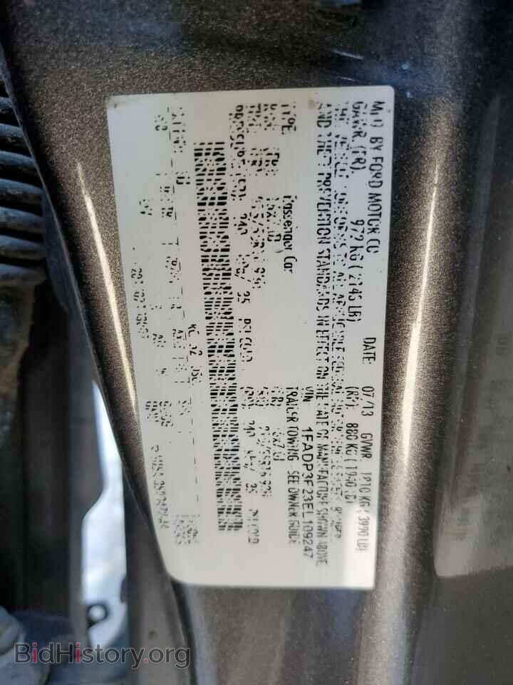 2014 FORD FOCUS - VIN: 1FADP3F23EL109247 - Фото 12