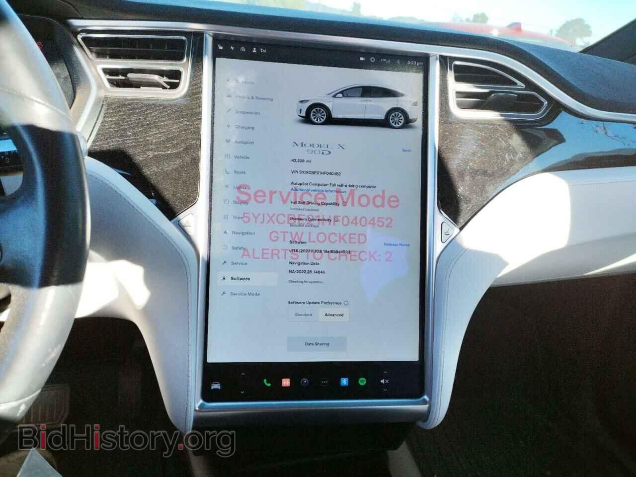 2017 TESLA MODEL X - VIN: 5YJXCBE21HF040452 - Photo 9