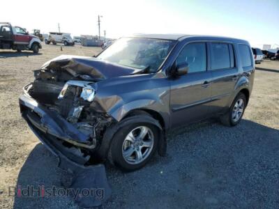 2014 Honda PILOT Pilot Exln, серый — VIN 5FNYF3H79EB009924, Copart