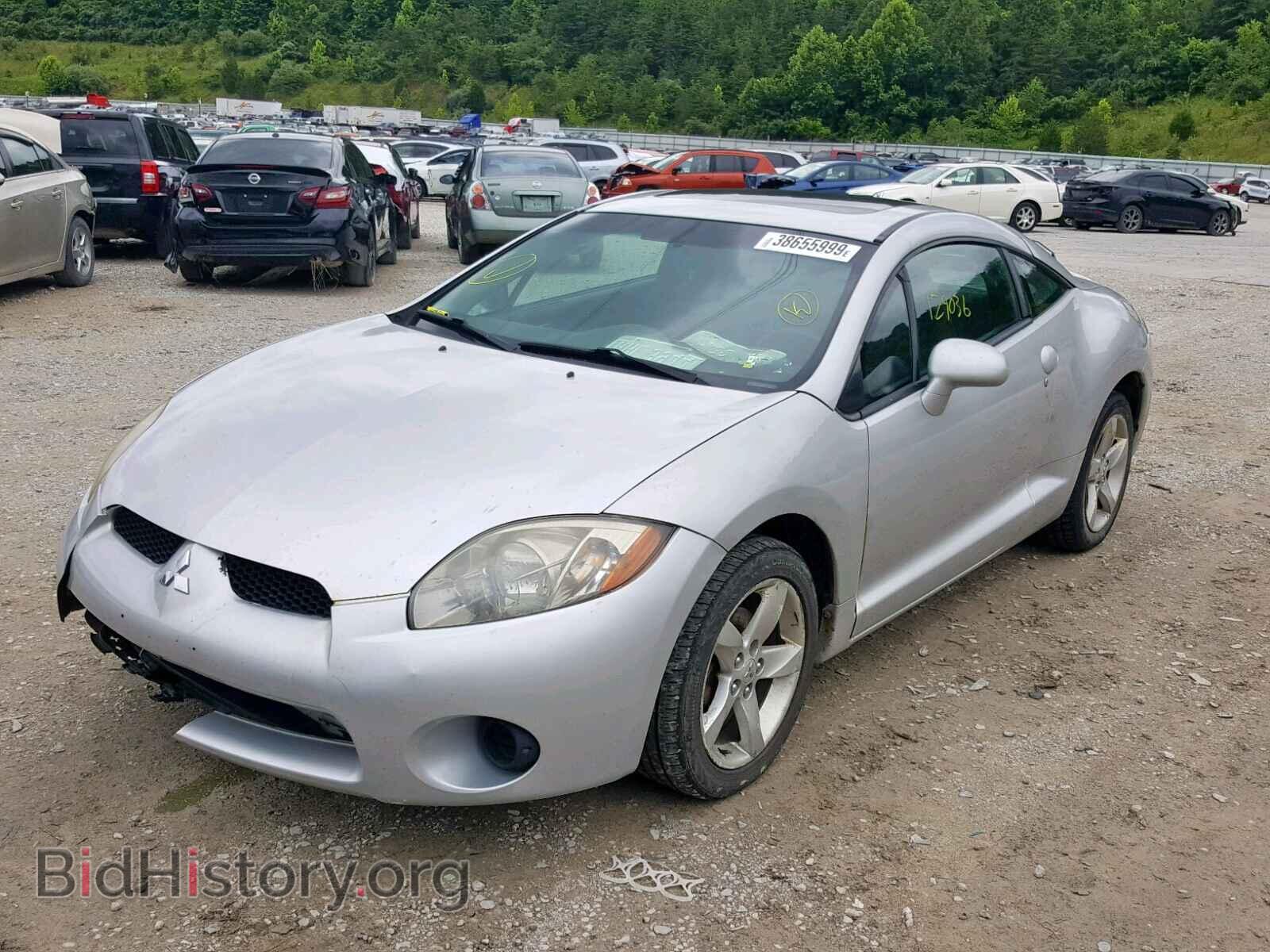 2007 MITSUBISHI ECLIPSE - VIN: 4A3AK24F37E034436 - Фото 2
