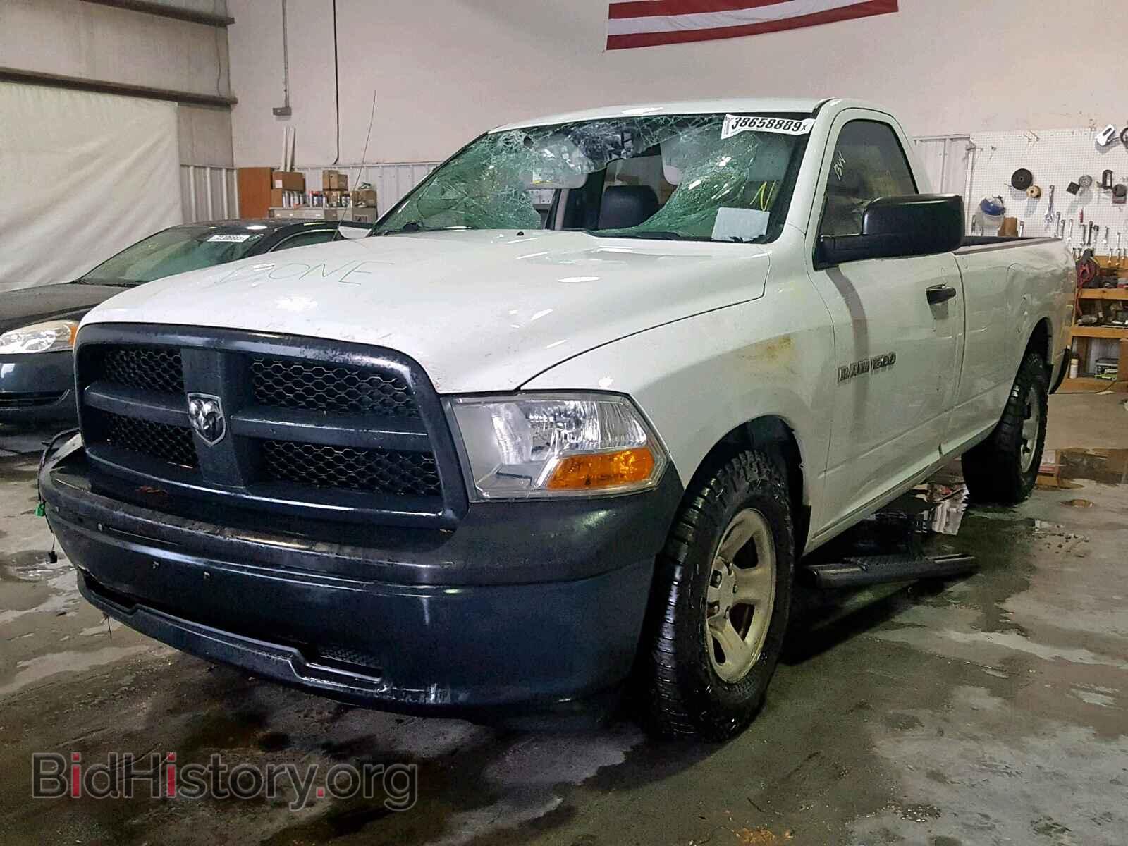 2012 DODGE RAM 1500 S - VIN: 3C6JD6DP2CG201344 - Фото 2