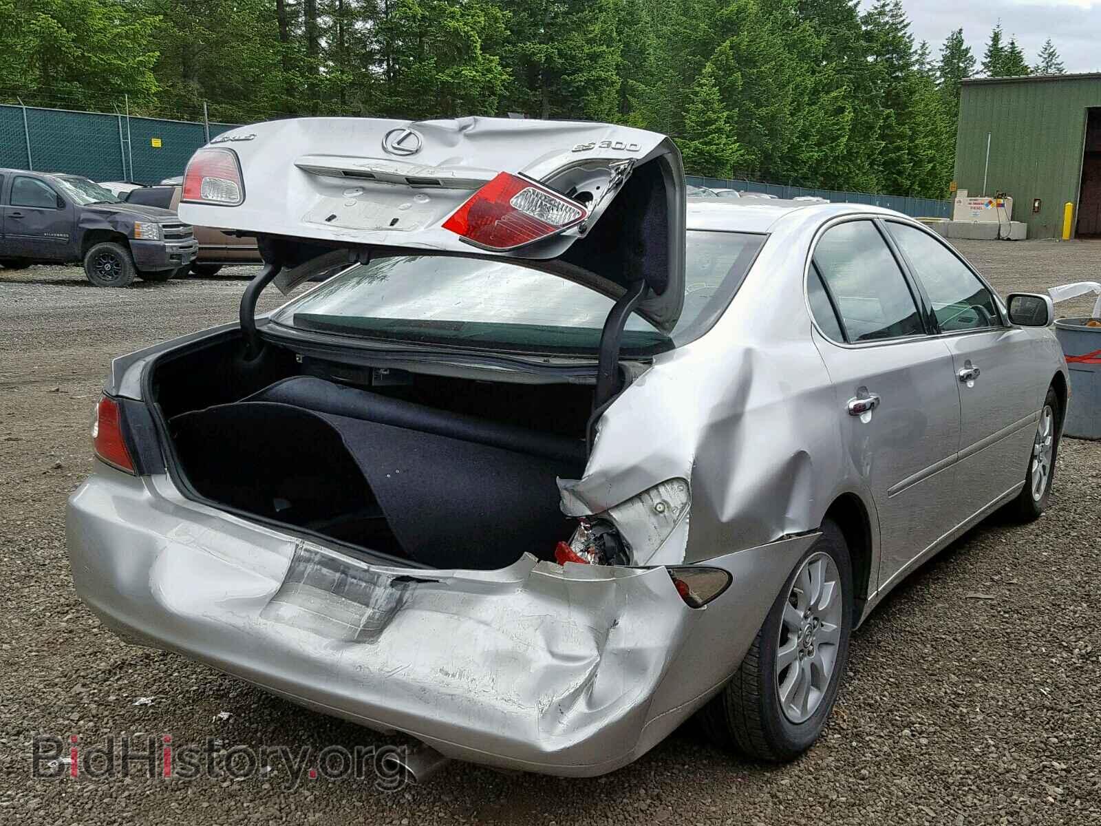 2002 LEXUS ES300 - VIN: JTHBF30G720028563 - Фото 4