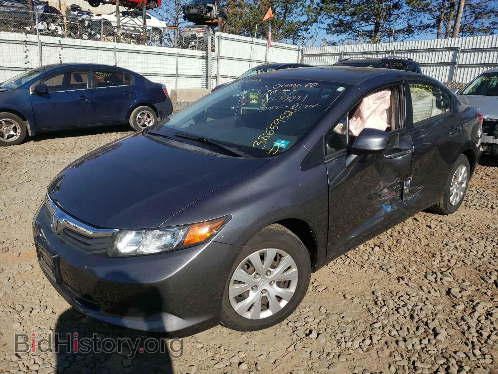 2012 HONDA CIVIC - VIN: 19XFB2F51CE374602 - Фото 2
