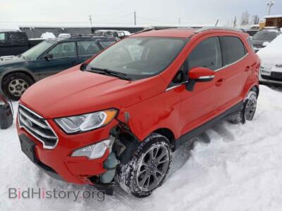 2020 Ford ECOSPORT Ecosport T, red — VIN MAJ6S3KL6LC345586, Copart