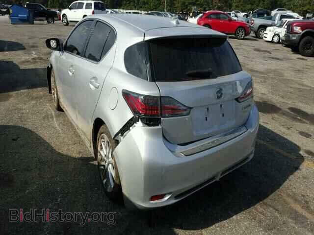 2012 LEXUS CT 200 - VIN: JTHKD5BH7C2103257 - Фото 3