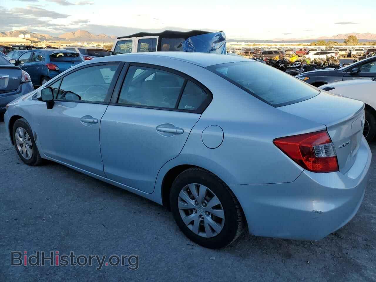 2012 HONDA CIVIC - VIN: 2HGFB2F55CH534261 - Фото 2
