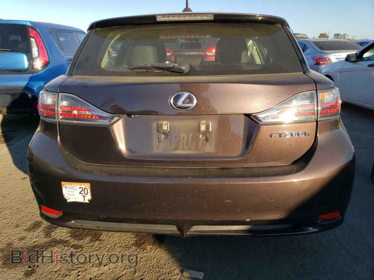 2012 LEXUS CT 200 - VIN: JTHKD5BH3C2075389 - Фото 6