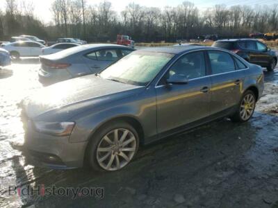 2013 Audi A4 Premium Plus, gray — VIN WAUEFAFL2DN033292, Copart