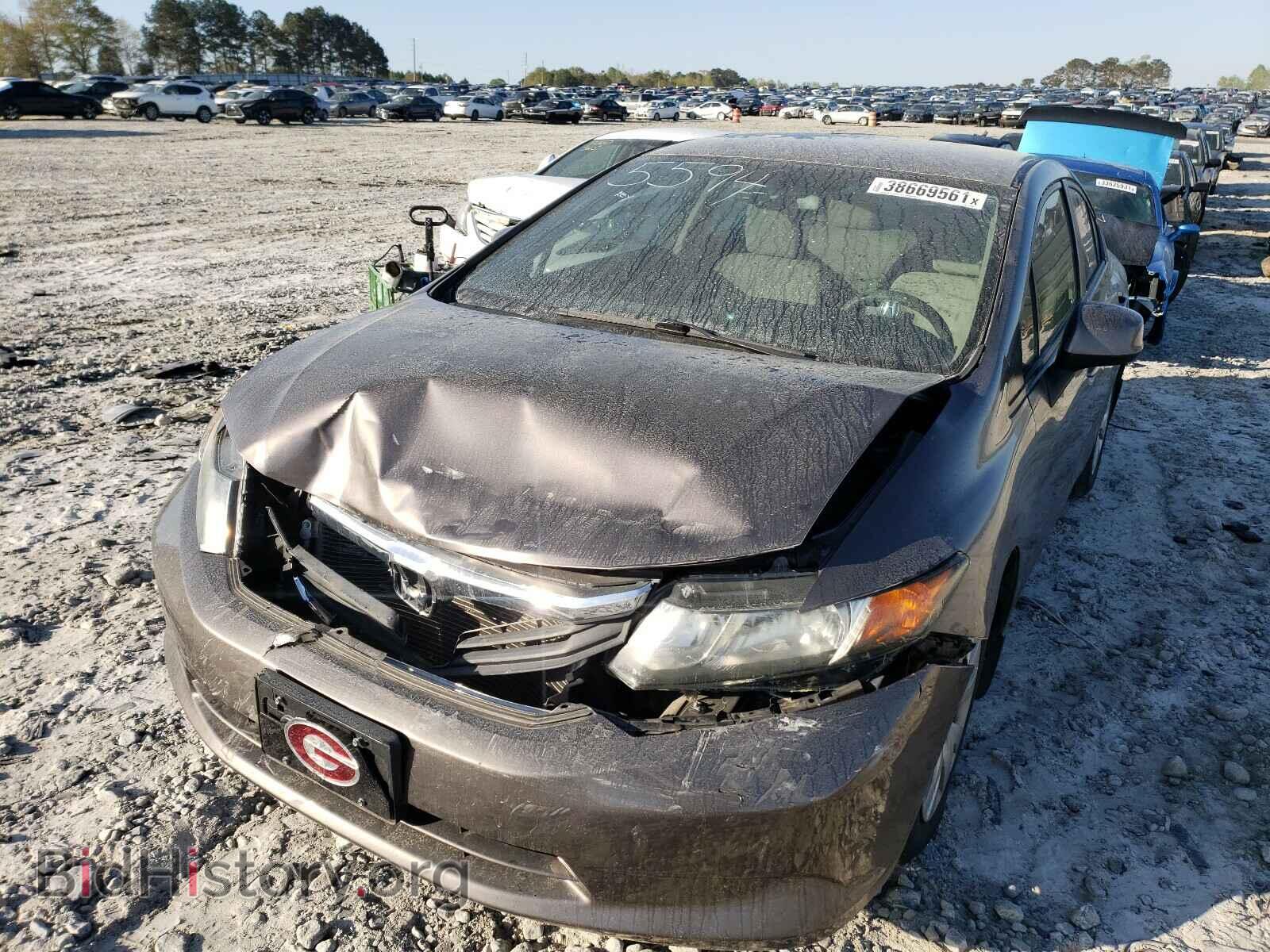 2012 HONDA CIVIC - VIN: 19XFB2F59CE015594 - Фото 2