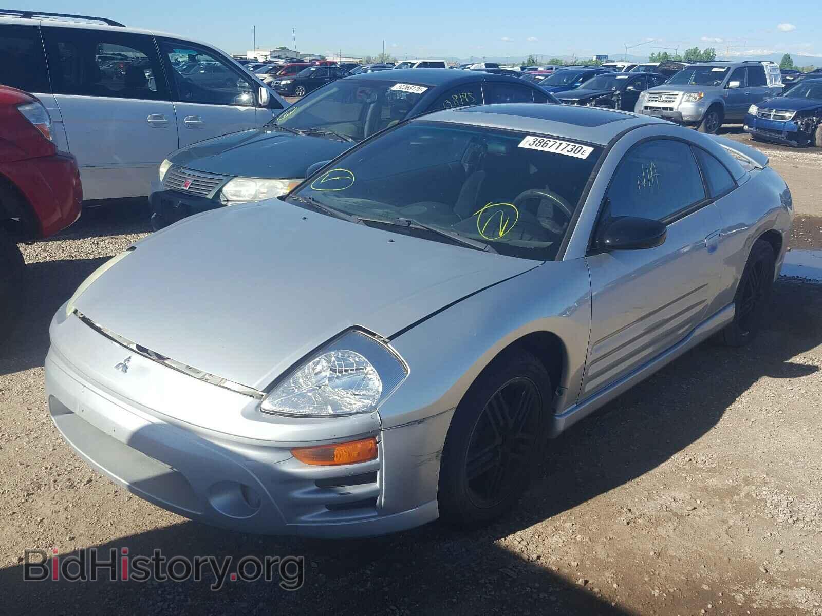 2004 MITSUBISHI ECLIPSE - VIN: 4A3AC84H44E084114 - Фото 2