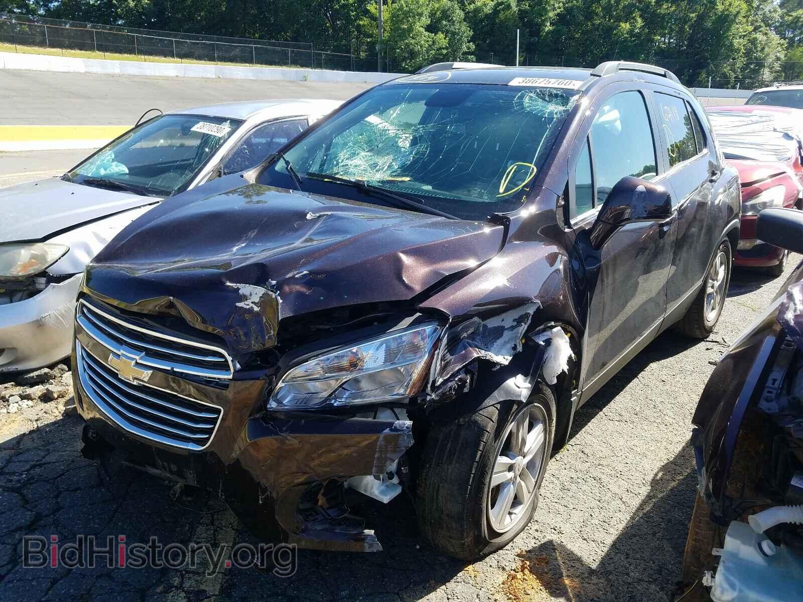 2016 CHEVROLET TRAX - VIN: KL7CJLSB8GB709247 - Фото 2