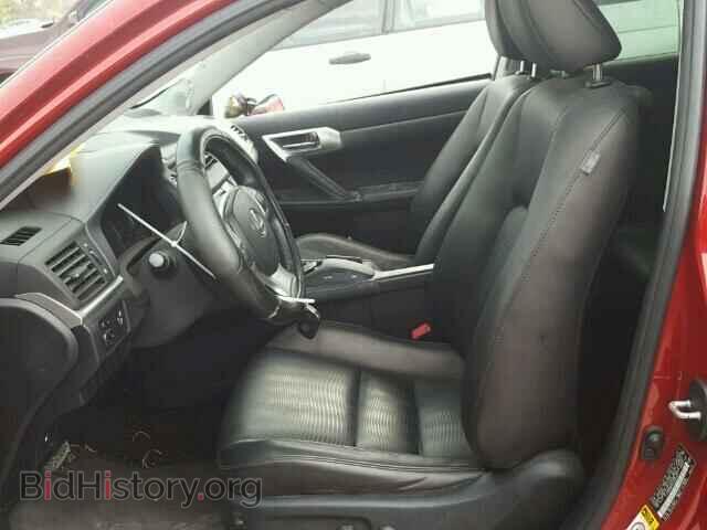 2012 LEXUS CT 200 - VIN: JTHKD5BH6C2090291 - Фото 5