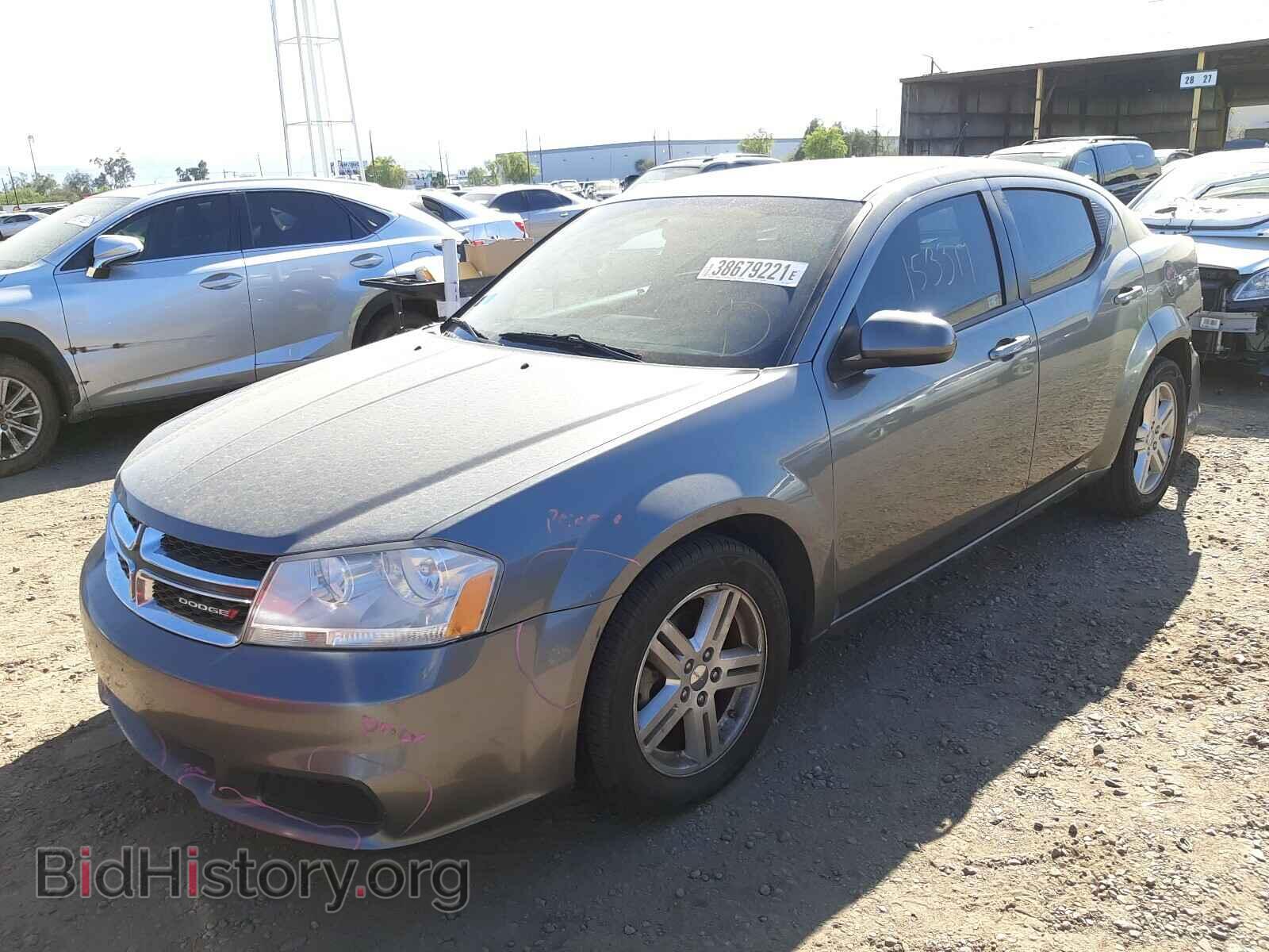 2012 DODGE AVENGER - VIN: 1C3CDZCB0CN230703 - Фото 2