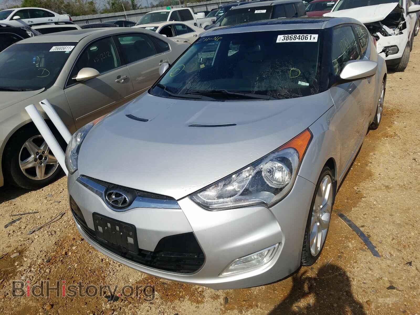 2012 HYUNDAI VELOSTER - VIN: KMHTC6AD9CU059985 - Фото 2