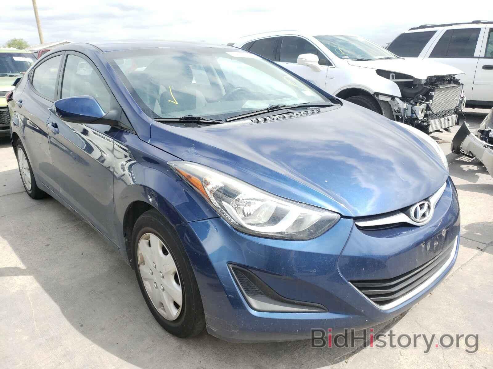 Фотография 5NPDH4AE3GH774610 - HYUNDAI ELANTRA 2016