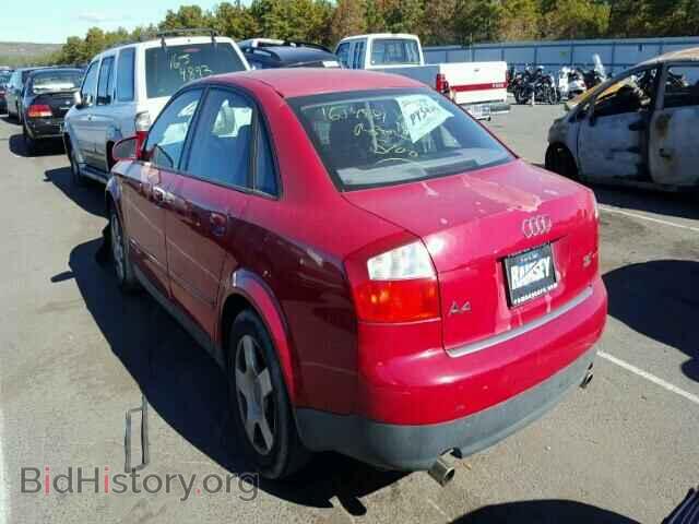 2002 AUDI A4 - VIN: WAULC68E82A256744 - Фото 3
