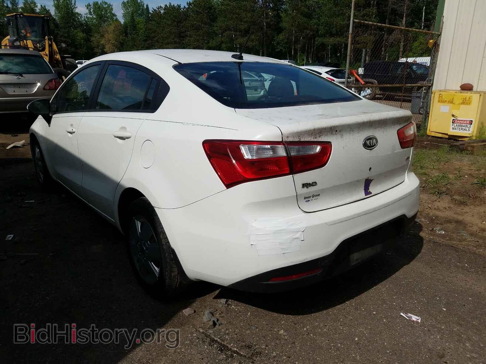 2013 KIA RIO - VIN: KNADM4A36D6122156 - Фото 3