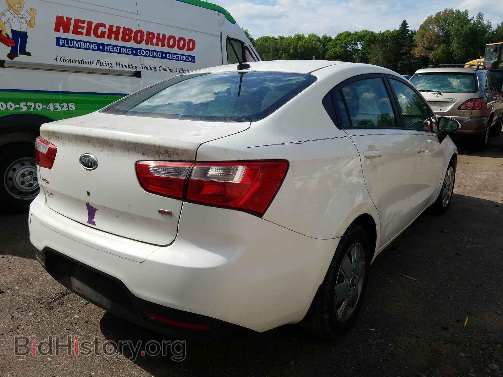 2013 KIA RIO - VIN: KNADM4A36D6122156 - Фото 4