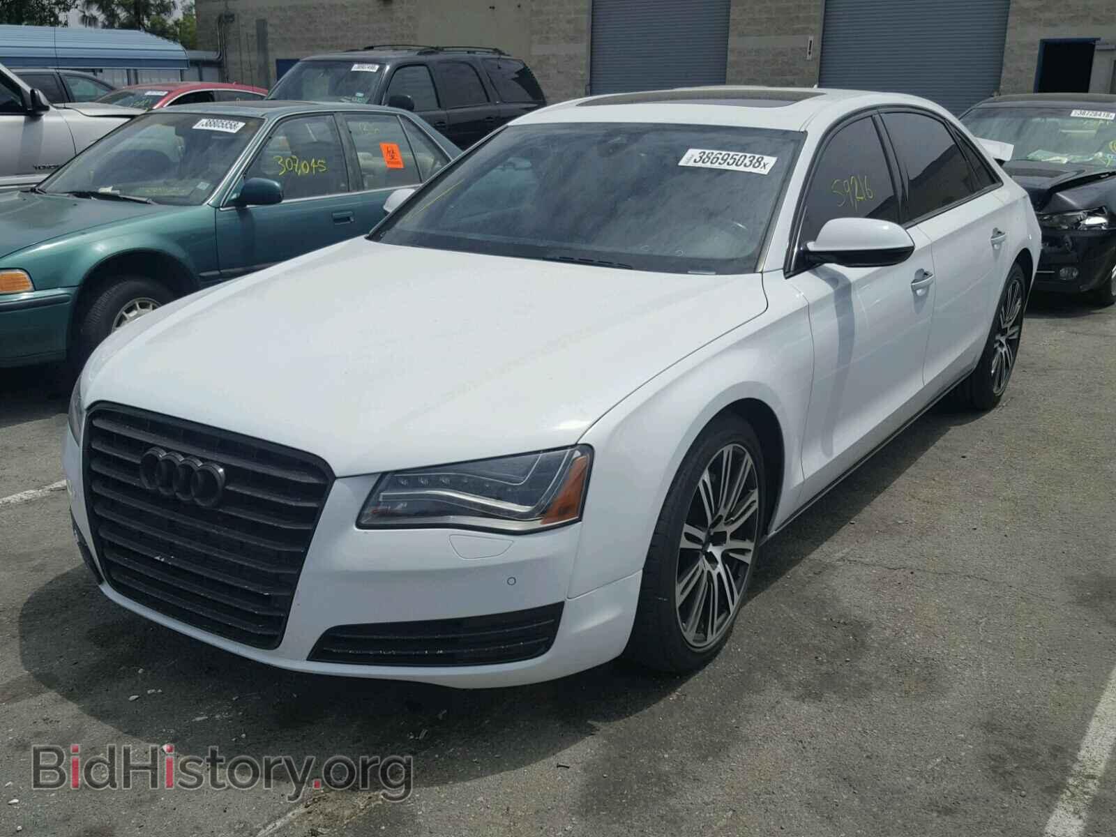 2013 AUDI A8 - VIN: WAURGAFD0DN017857 - Photo 2