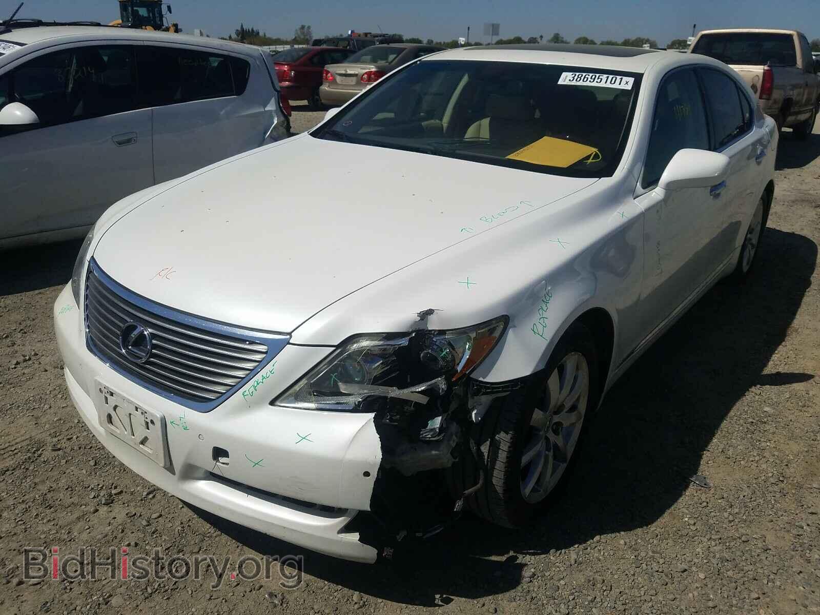 2007 LEXUS LS460 - VIN: JTHBL46F875046089 - Фото 2
