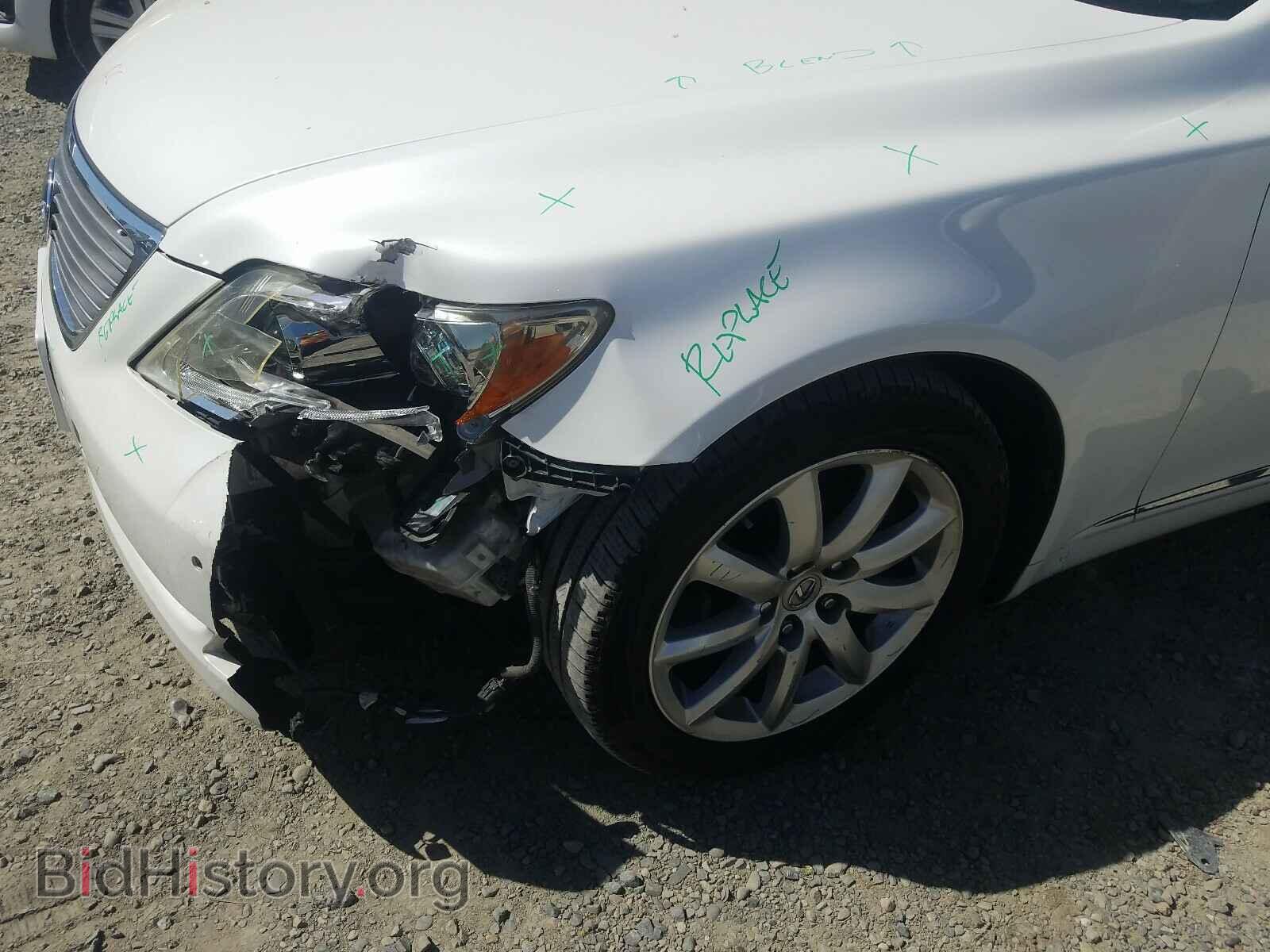 2007 LEXUS LS460 - VIN: JTHBL46F875046089 - Фото 9