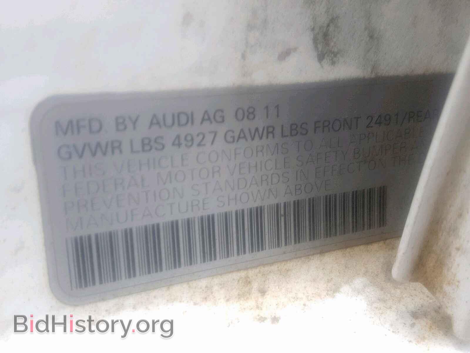 2012 AUDI A4 - VIN: WAUFFAFL9CN007209 - Фото 10