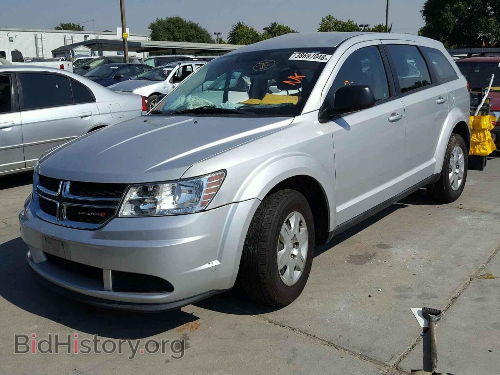 2012 DODGE JOURNEY - VIN: 3C4PDCAB0CT306840 - Фото 2