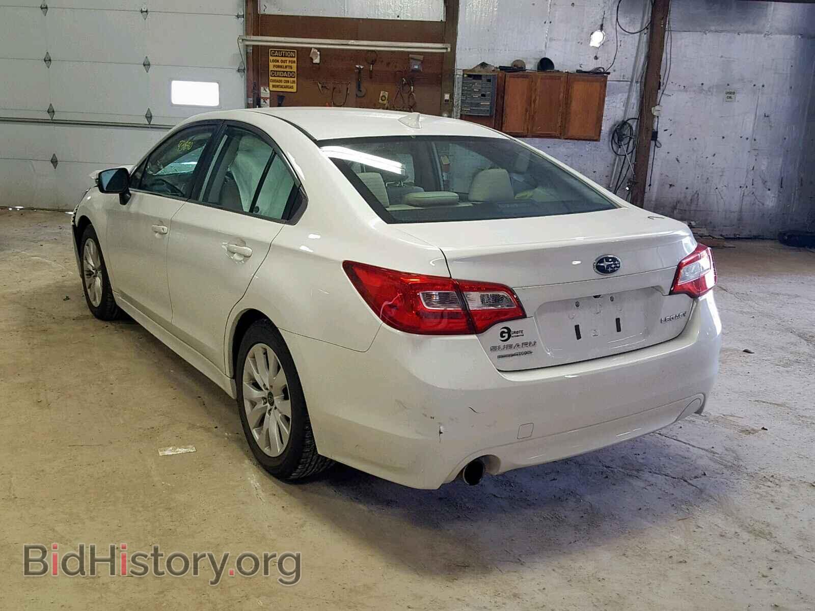 2016 SUBARU LEGACY - VIN: 4S3BNBF60G3003166 - Фото 3