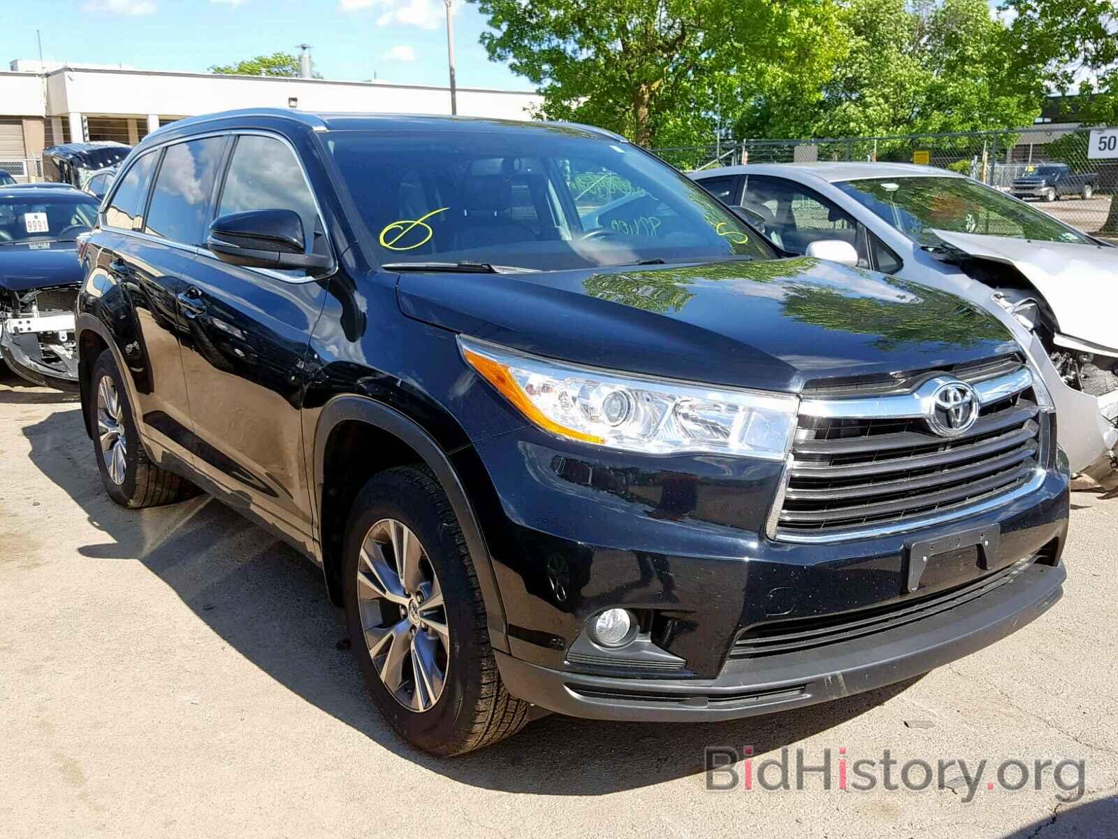 Photo 5TDJKRFH5ES021964 - TOYOTA HIGHLANDER 2014