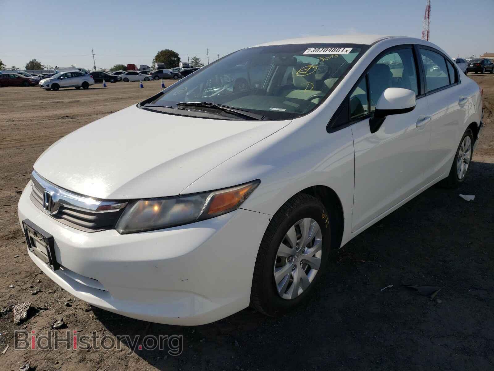 2012 HONDA CIVIC - VIN: 2HGFB2F56CH577460 - Фото 2