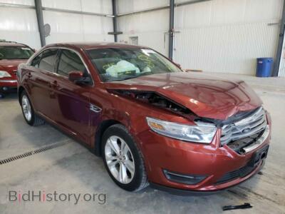 2014 Ford TAURUS TAURUS SEL, красный — VIN 1FAHP2E89EG146474, Copart