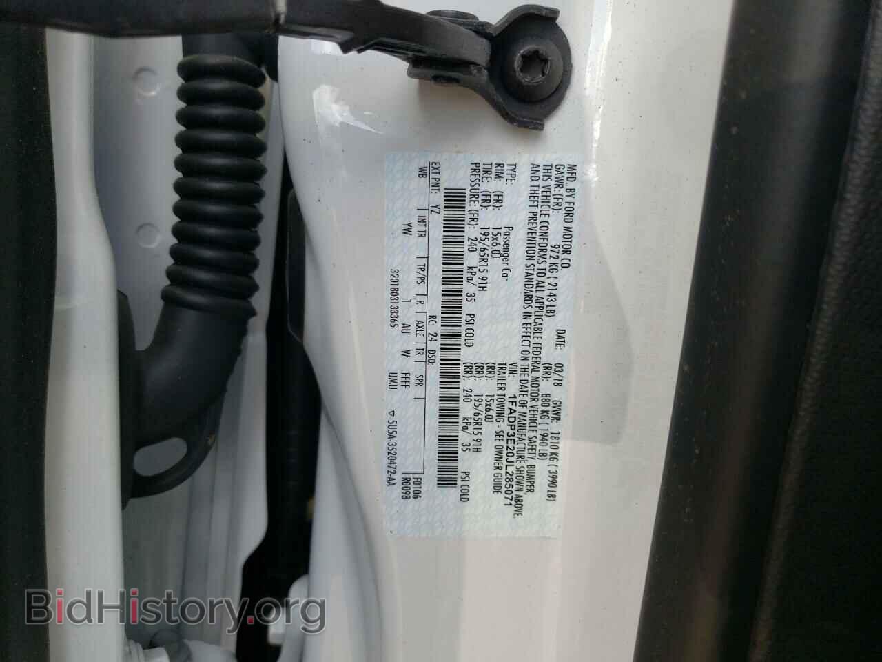 2018 FORD FOCUS - VIN: 1FADP3E20JL285071 - Фото 12