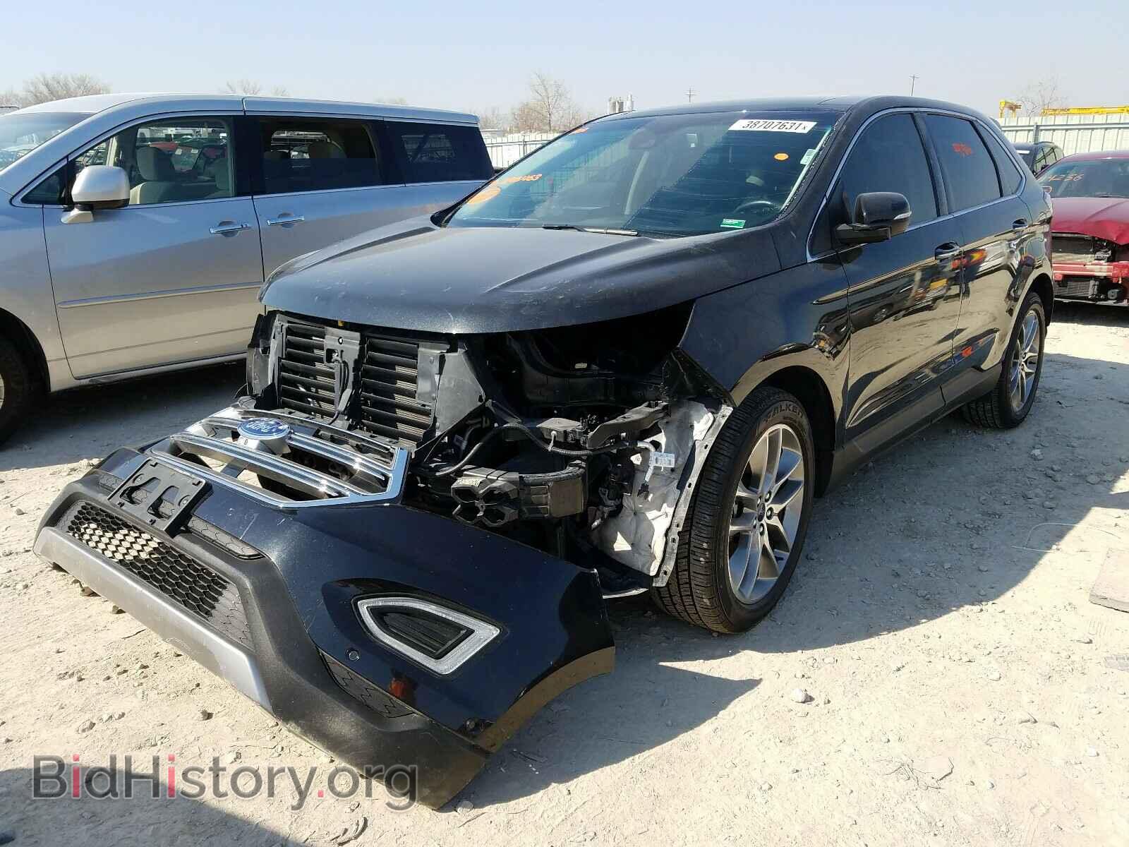 2015 FORD EDGE - VIN: 2FMPK4K9XFBB96463 - Фото 2