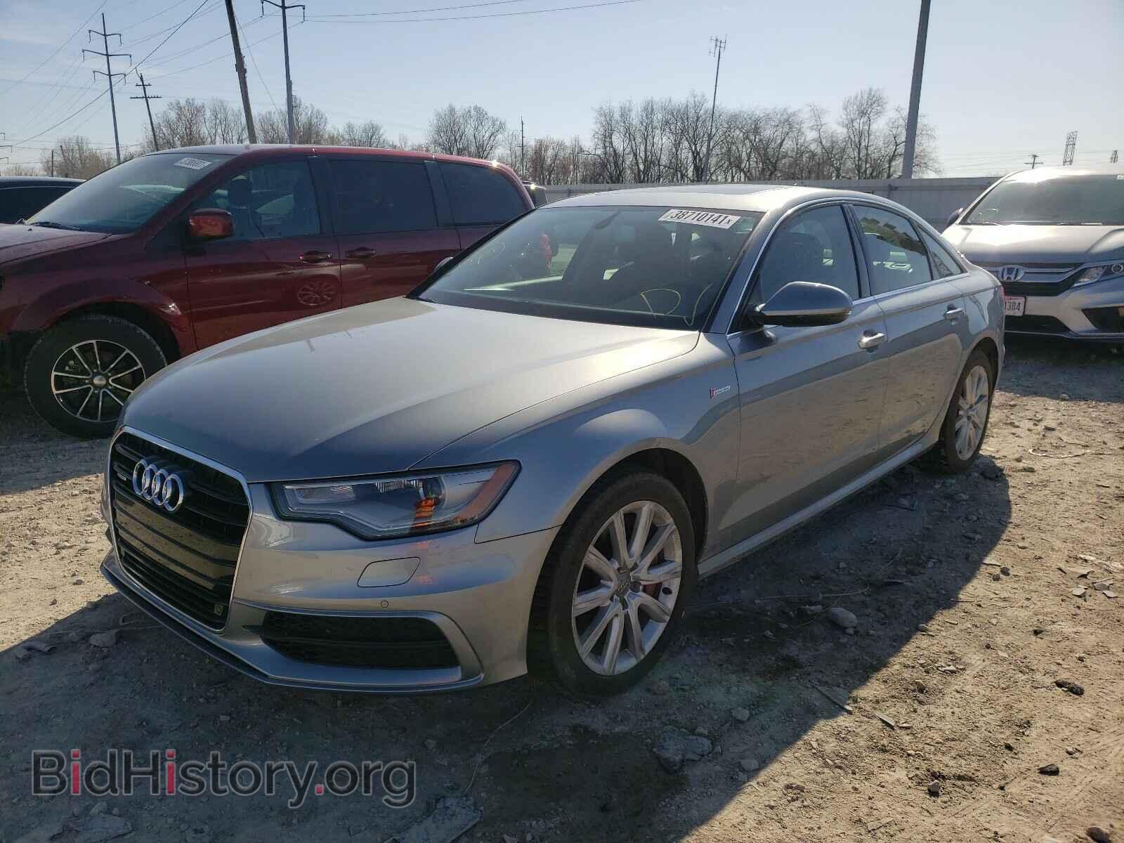 2013 AUDI A6 - VIN: WAUHGAFC3DN145447 - Фото 2