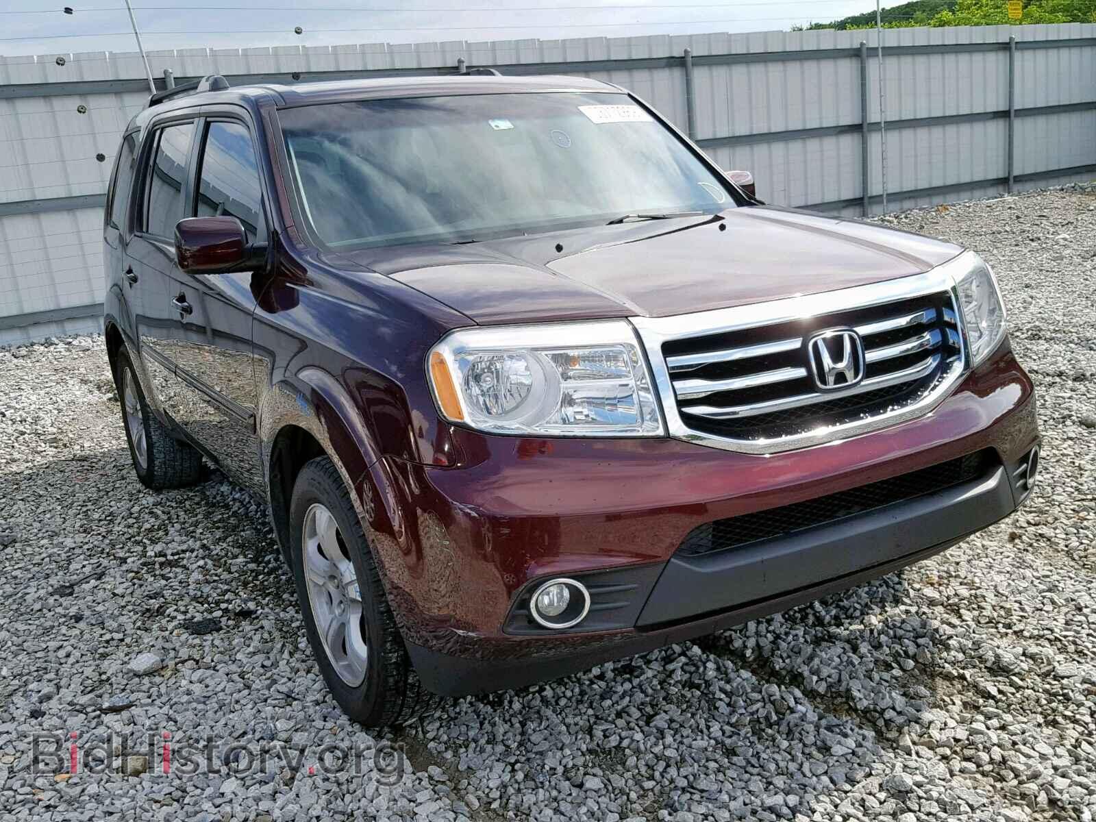 Photo 5FNYF3H65CB040740 - HONDA PILOT EXL 2012