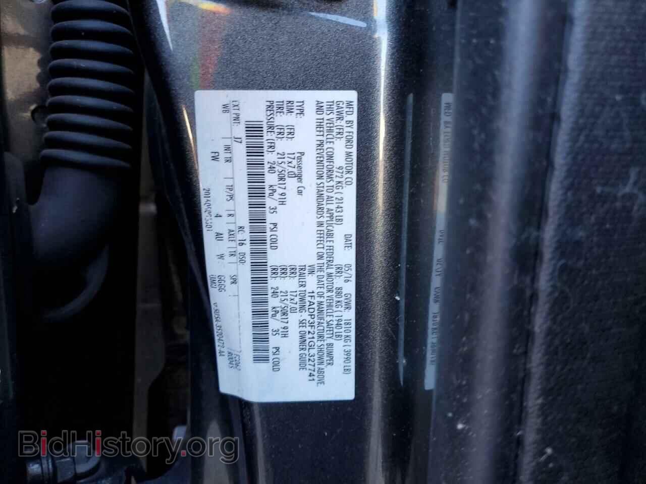 2016 FORD FOCUS - VIN: 1FADP3F21GL327741 - Фото 12