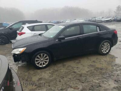 2013 Chrysler 200 Touring, черный — VIN 1C3CCBBB2DN665638, Copart