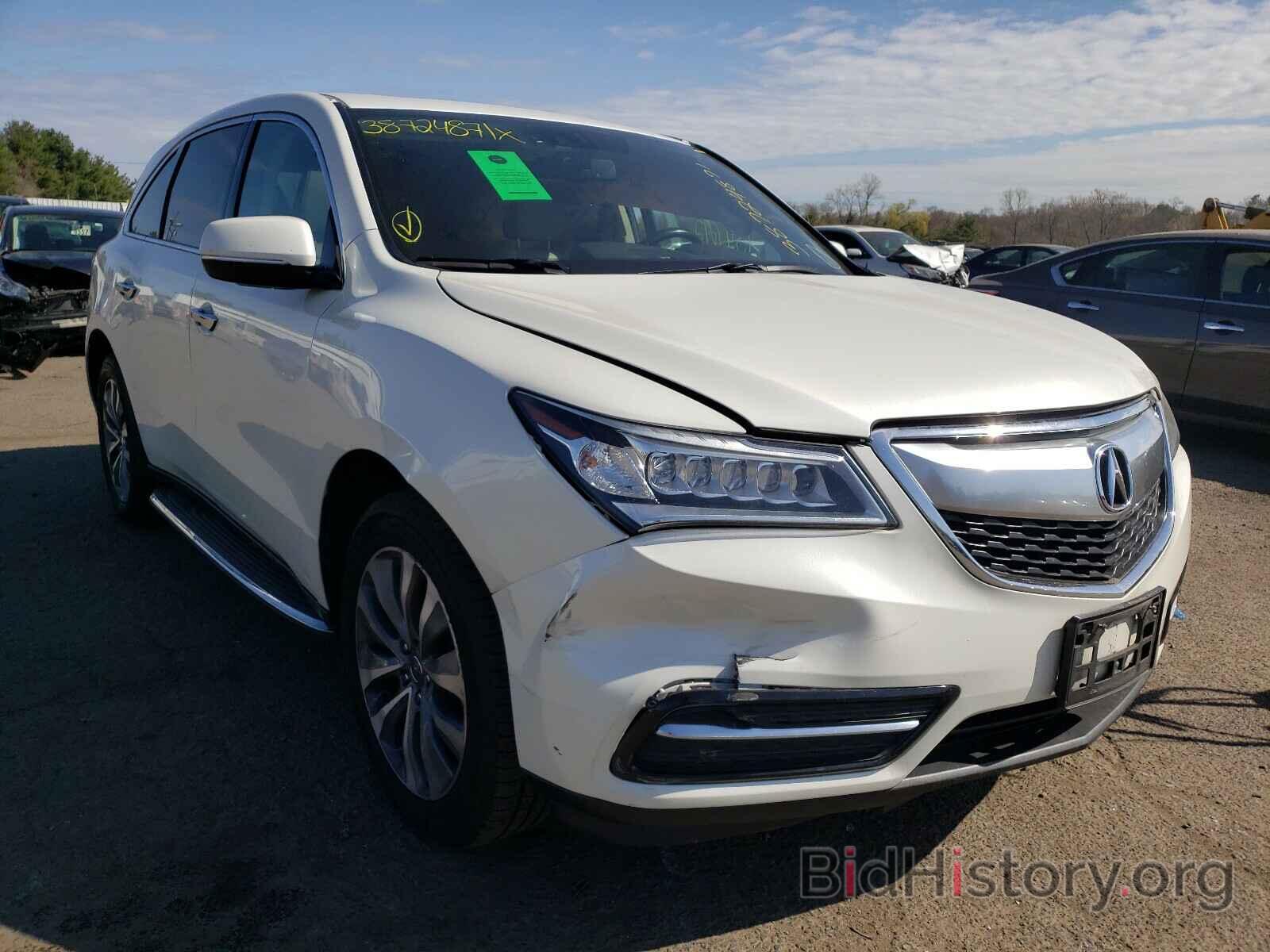 Фотография 5FRYD4H4XFB026121 - ACURA MDX 2015