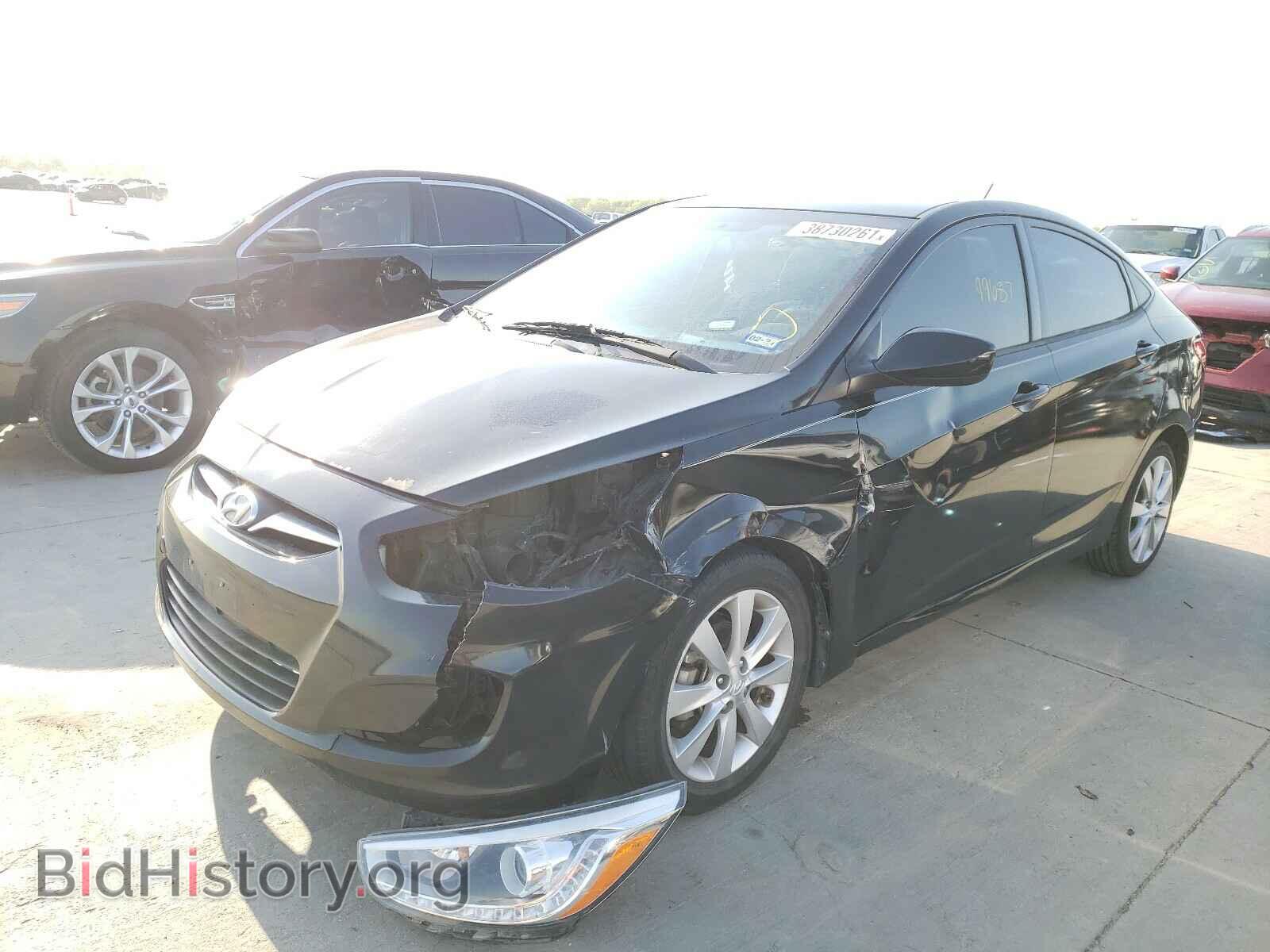 2014 HYUNDAI ACCENT - VIN: KMHCU4AE2EU626325 - Фото 2