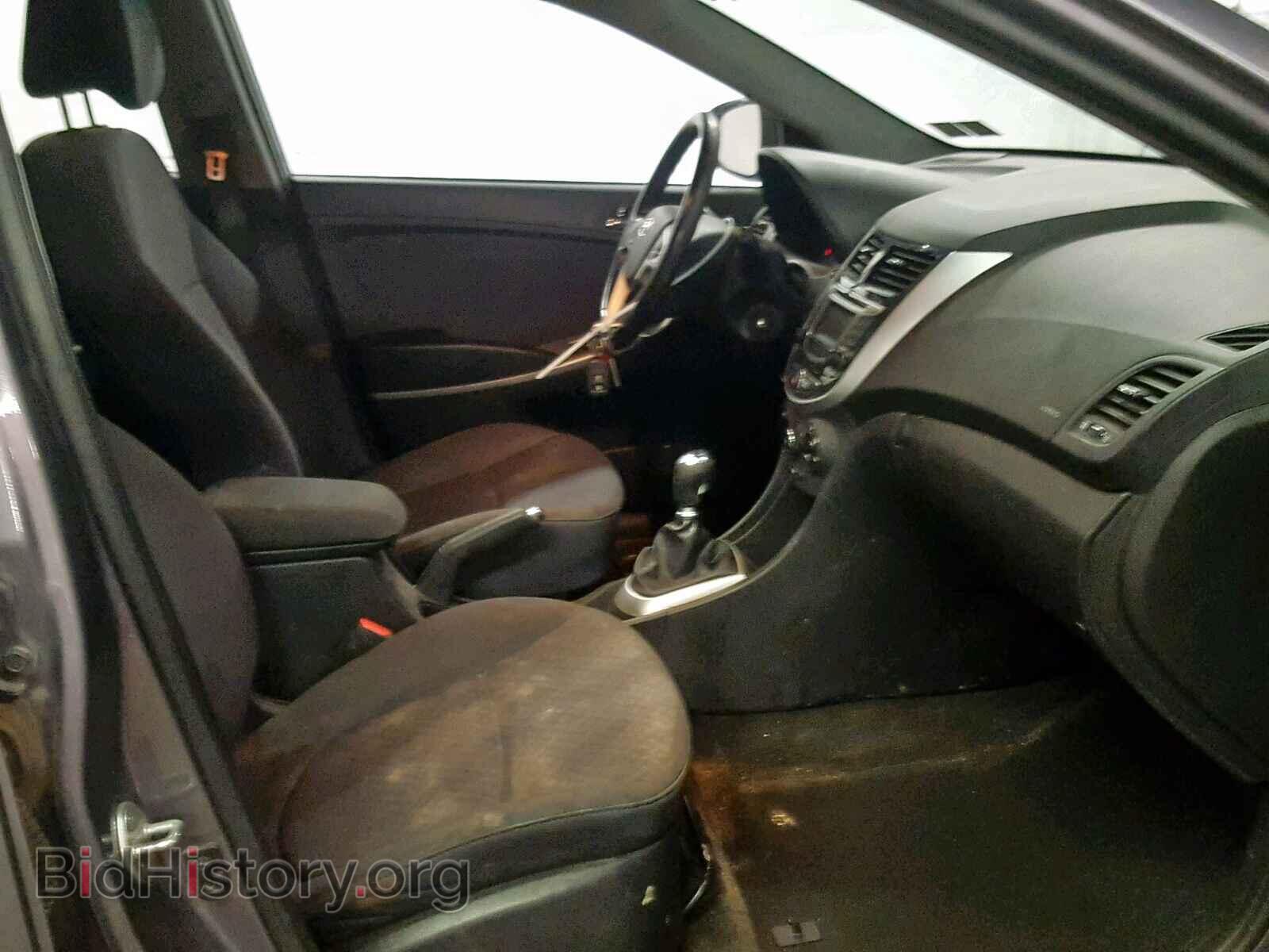 2013 HYUNDAI ACCENT - VIN: KMHCU5AE1DU135572 - Фото 5