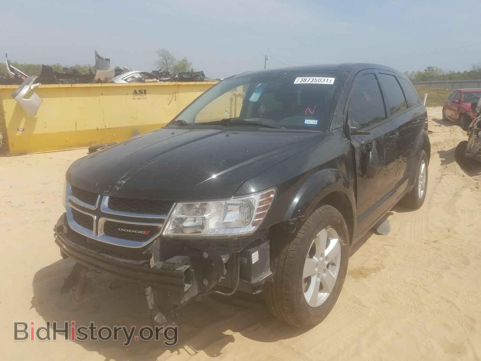 2013 DODGE JOURNEY - VIN: 3C4PDCAB8DT537597 - Фото 2